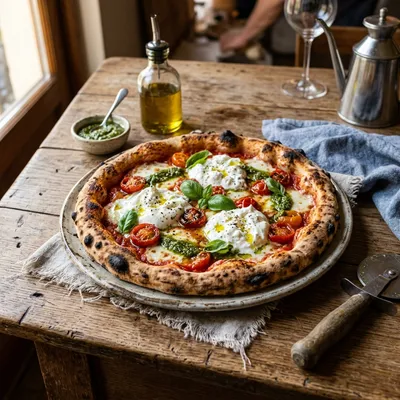 BURRATA & PESTO