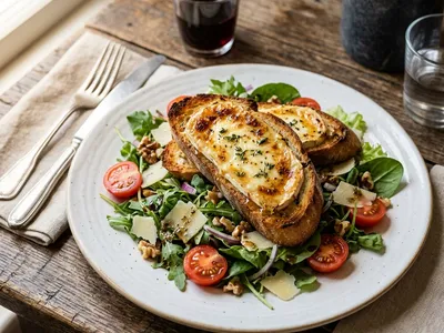 SALADE DE CHÈVRE CHAUD